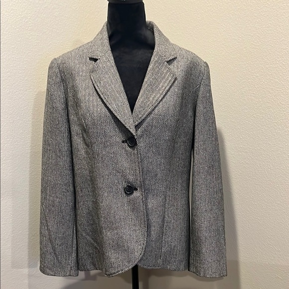 Coldwater Creek Gray Blazer with Notched Lapels - Picture 1 of 3